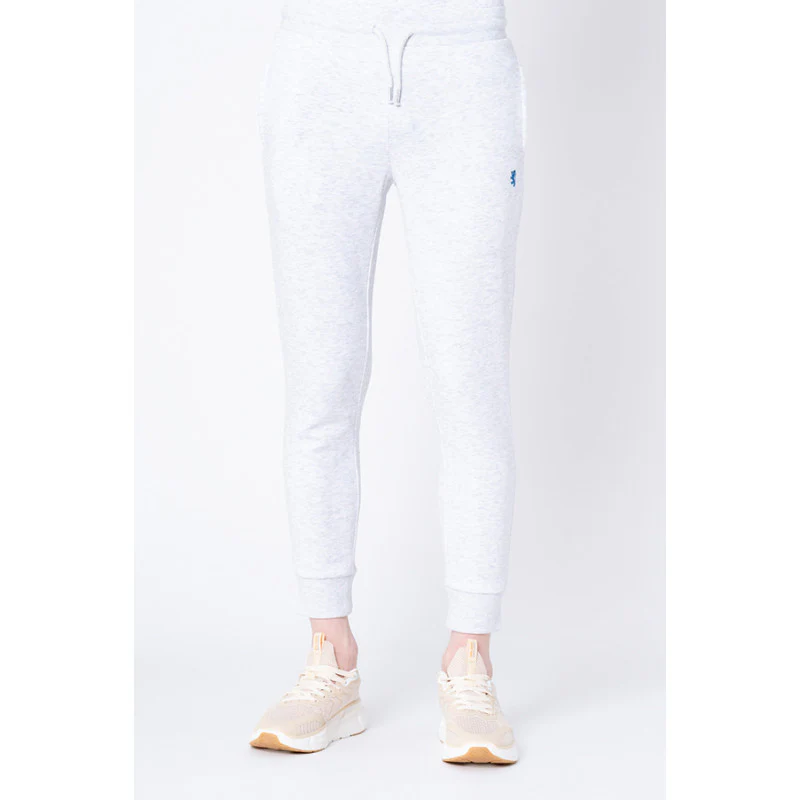 Men's Light Grey Melange Solid Jogger