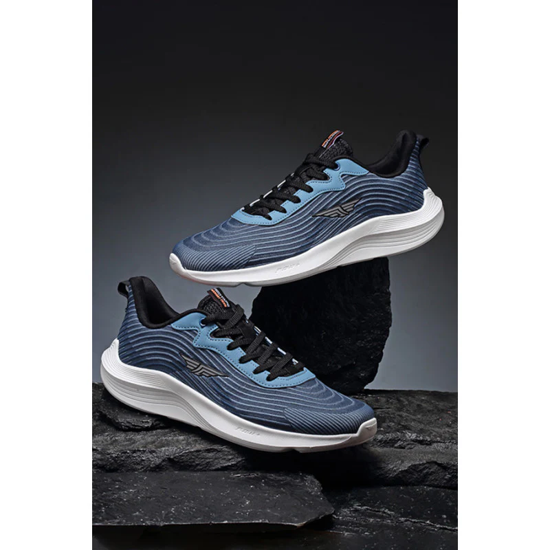 Men Navy Walking Shoes