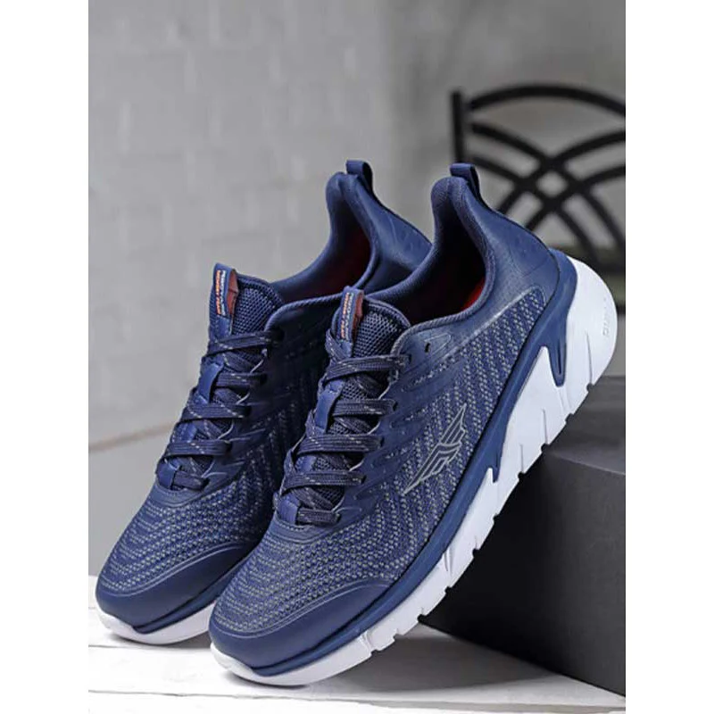 Men Navy Walking Shoes