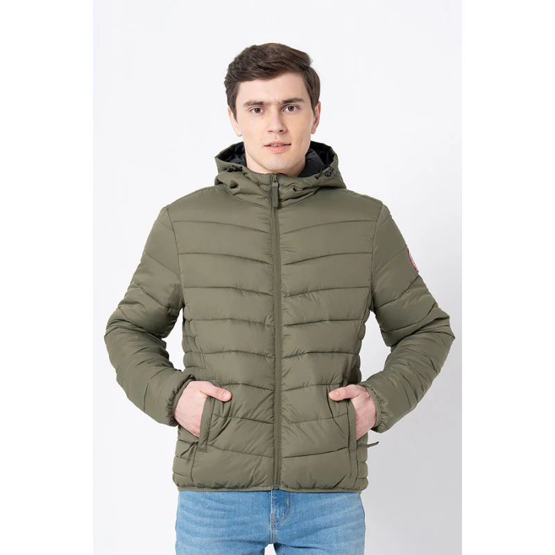 Men's Olive Solid Jacket