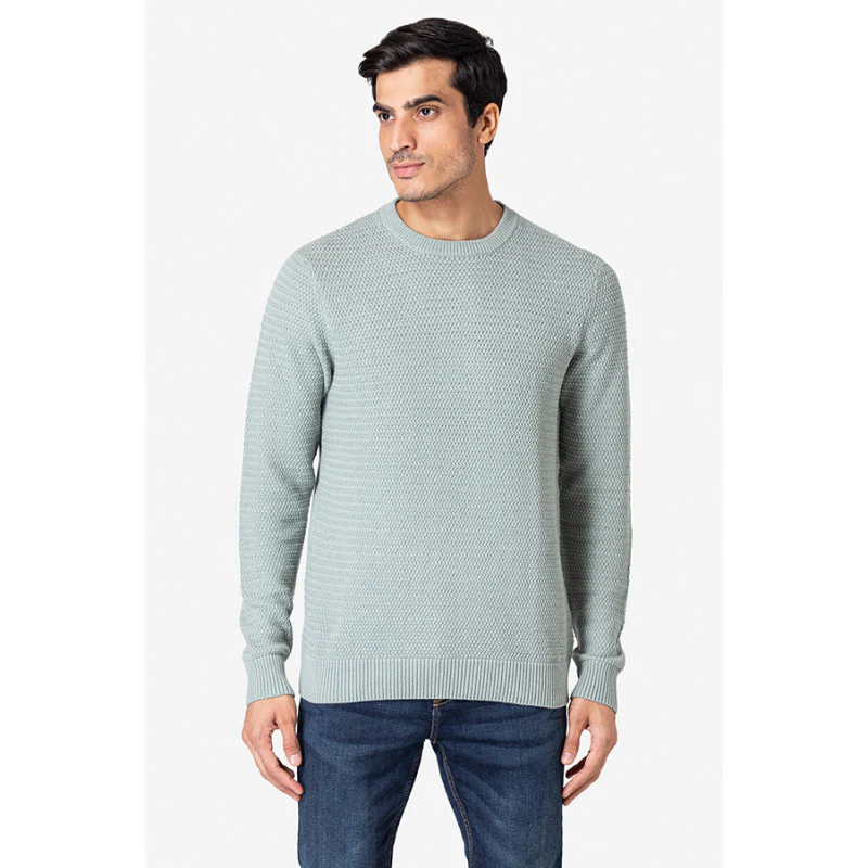 Men's Pastel Green Sweater