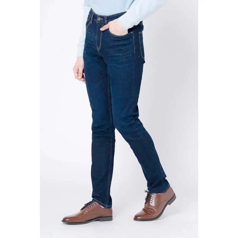 Men's Rinse Blue Skinny Jeans - Image 2