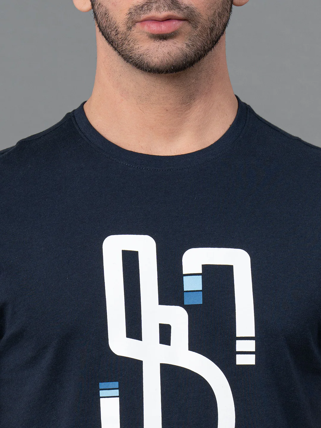 Mens Round Neck Casual T-Shirt - Image 4