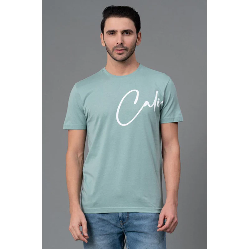 Mens Round Neck Casual T-Shirt