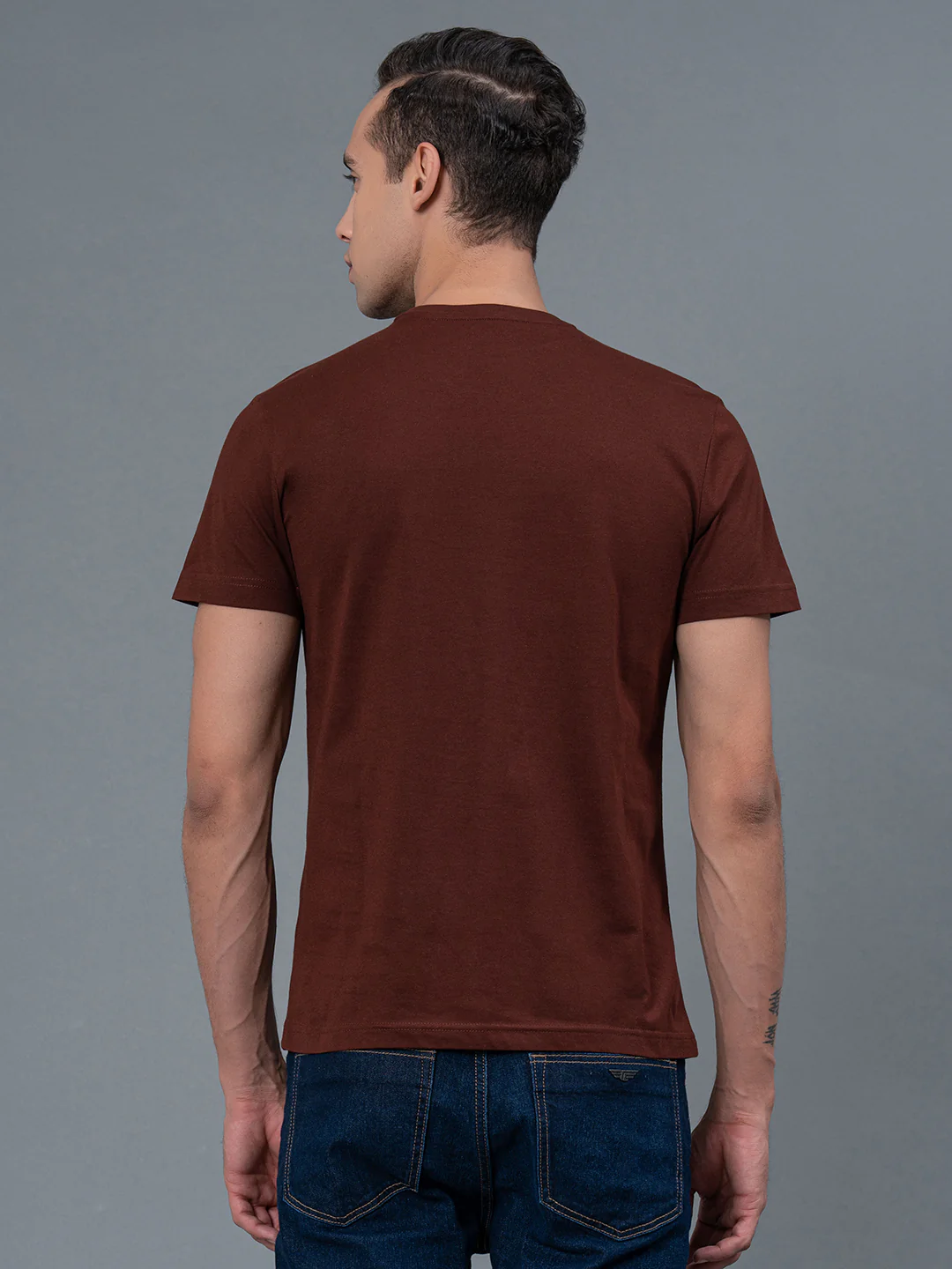 Men's Round Neck T-Shirt - Image 3