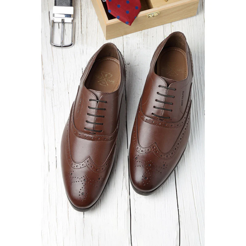 Men's Teak Brogue Shoes