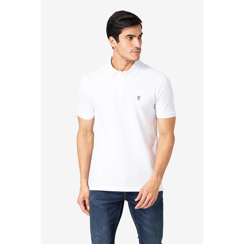 Men's White Half Sleeve T-Shirt