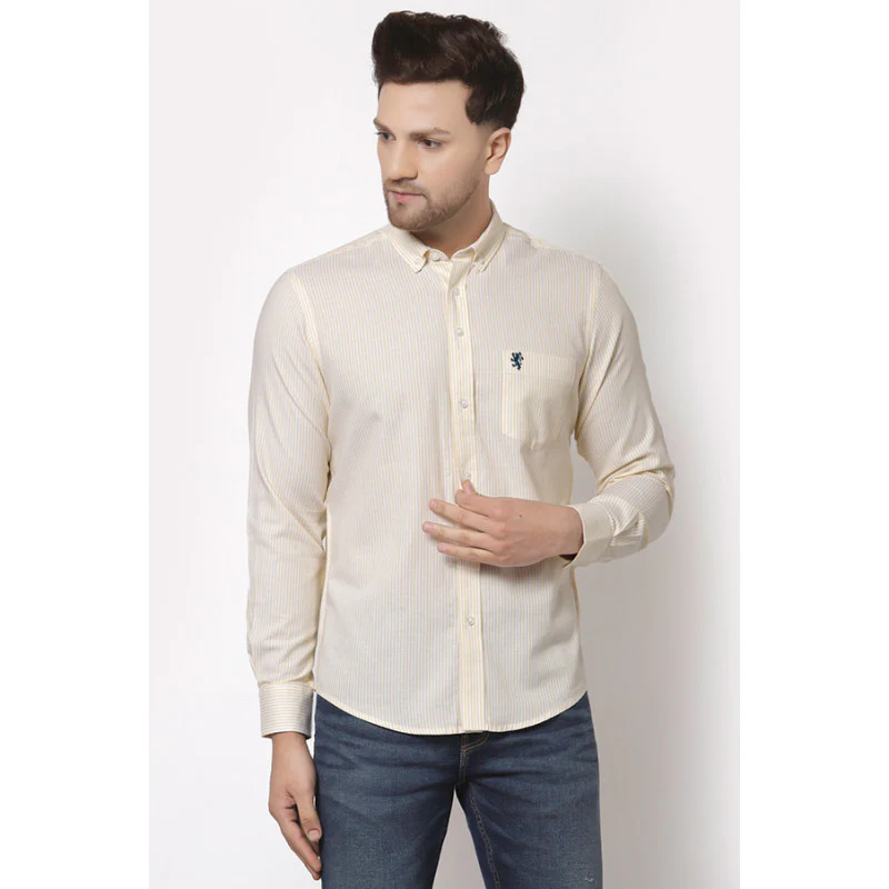 Men's Yellow Stripe Shirt