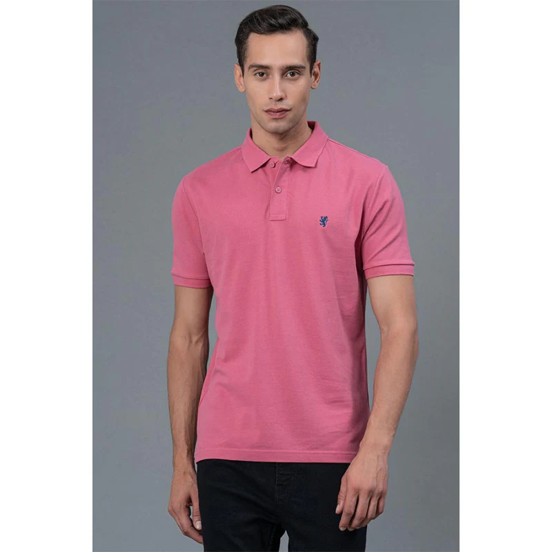 Muted Pink Men's Polo T-Shirt