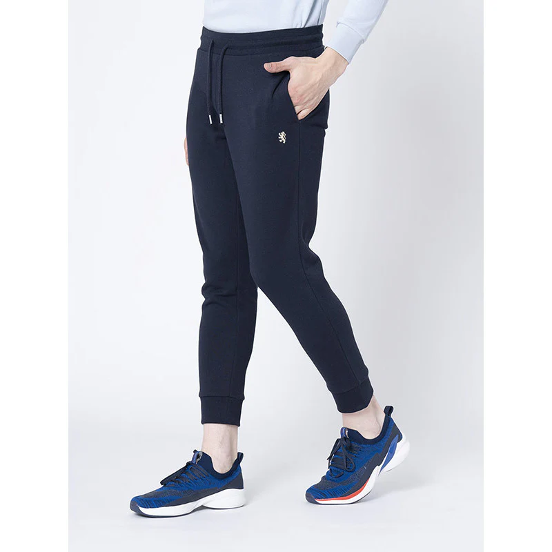 Navy Solid Jogger for Men - Image 2