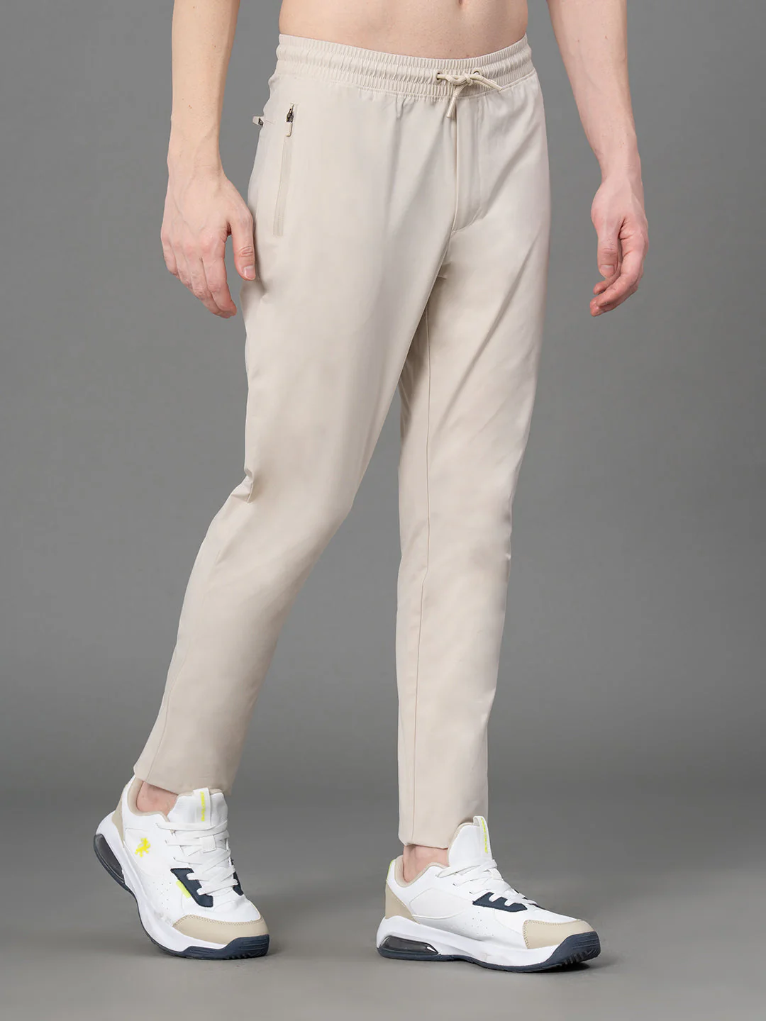 Off White Activewear TrackPants For Men - Image 3