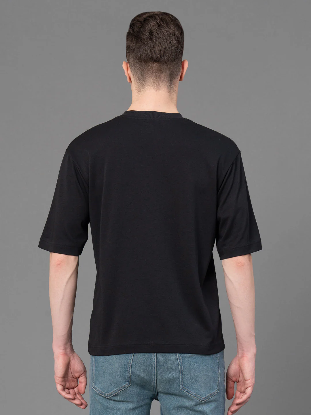Oversized Round Neck T-Shirt for Men - Image 3