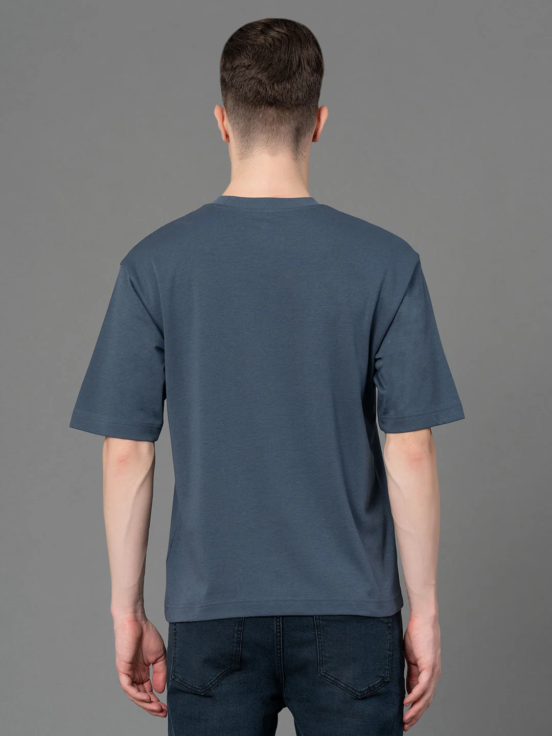 Oversized Round Neck T-Shirt for Men - Image 3
