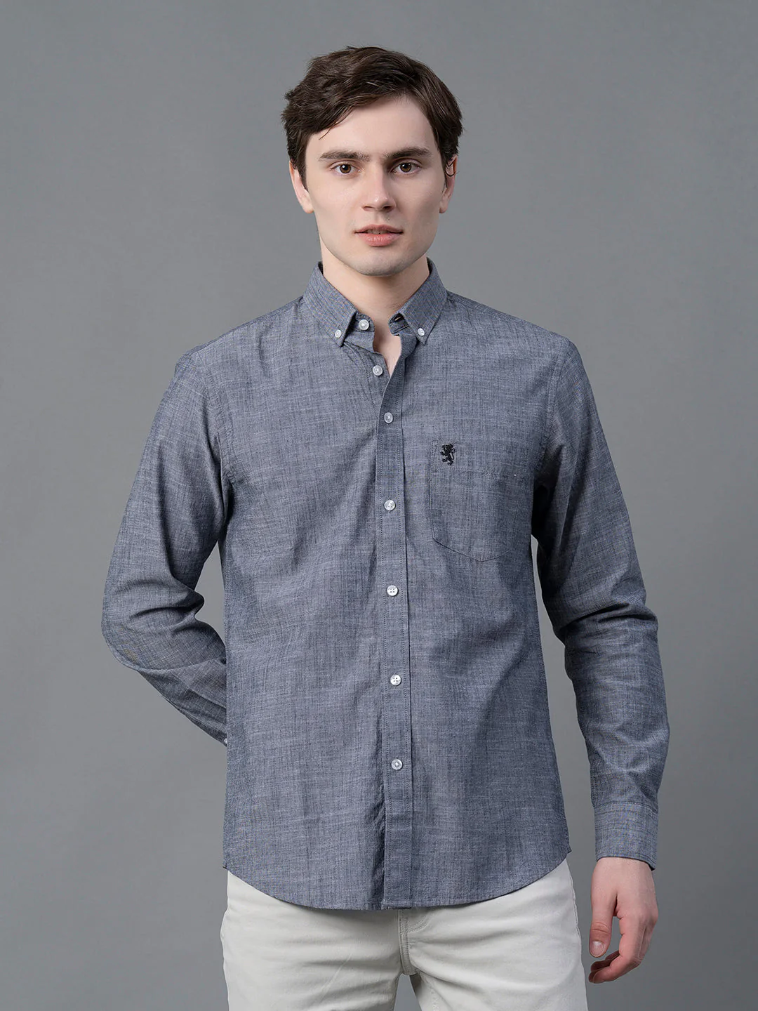Pure Cotton Solid Shirt for Men
