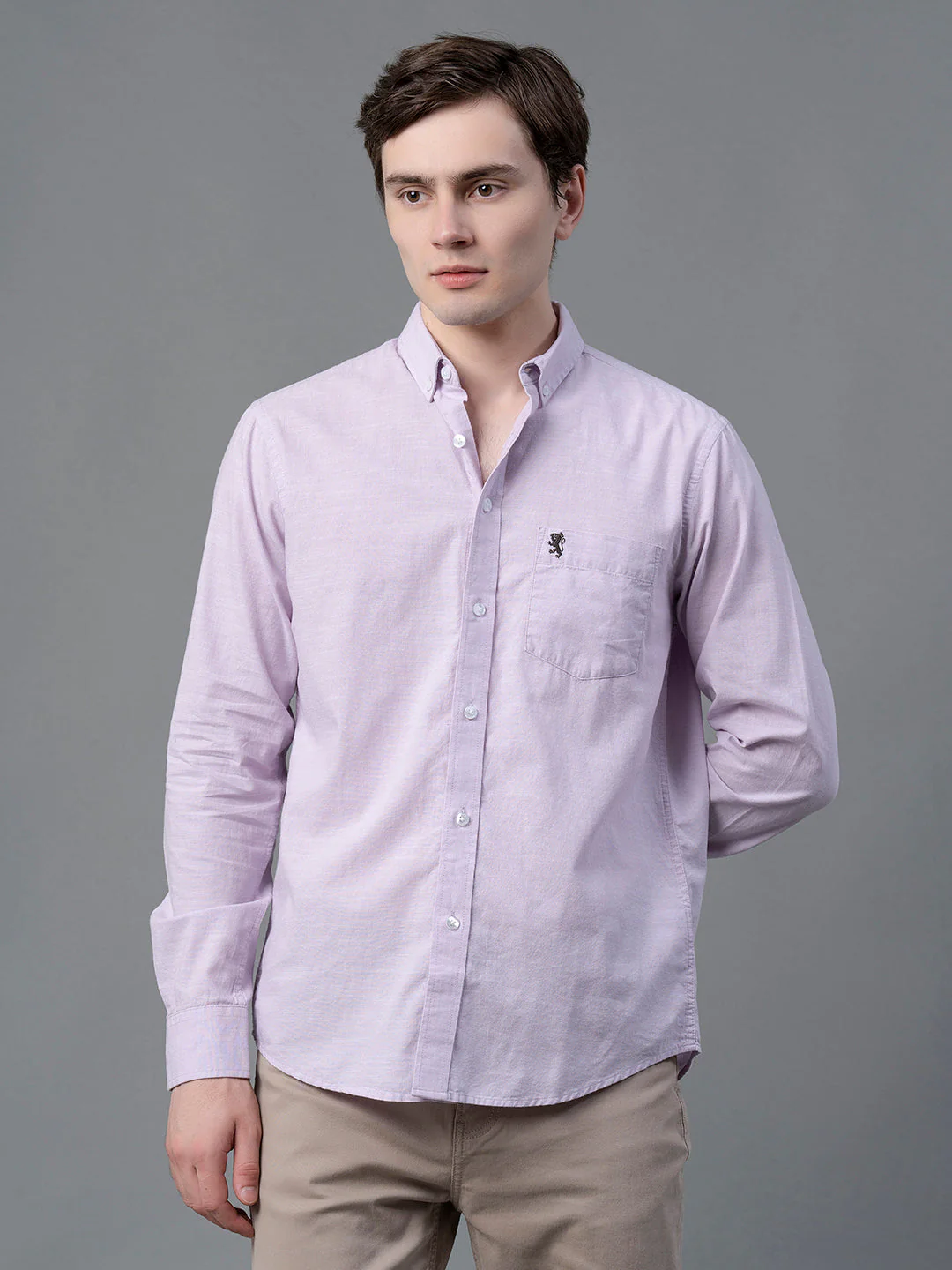 Pure Cotton Solid Shirt for Men