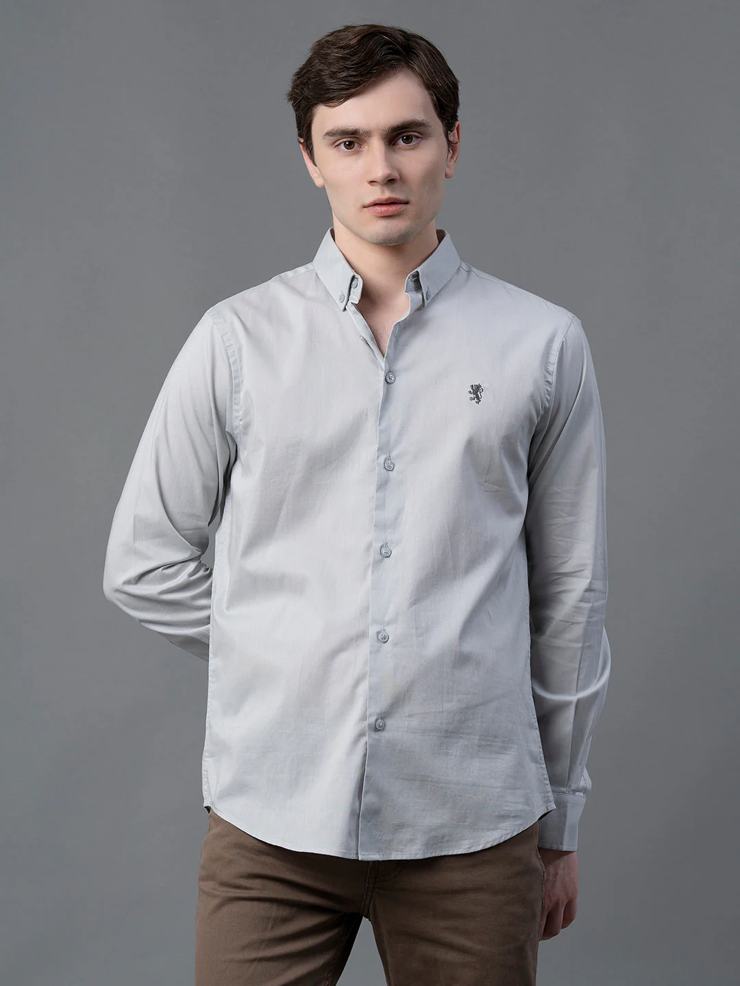 Pure Cotton Solid Shirt for Men