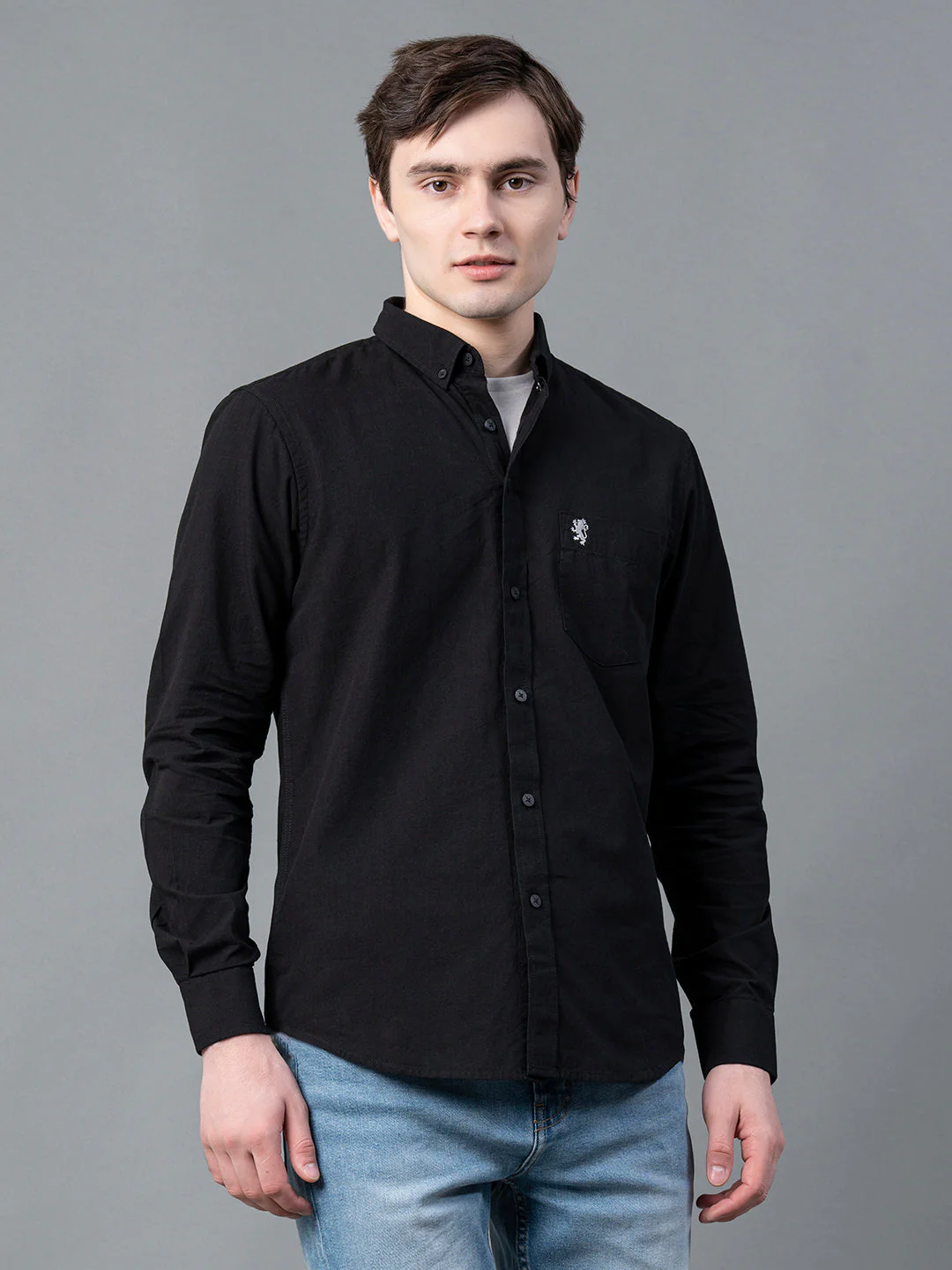 Pure Cotton Solid Shirt for Men