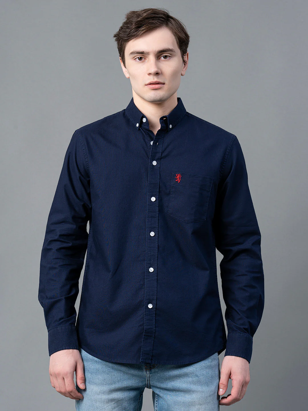 Pure Cotton Solid Shirt for Men