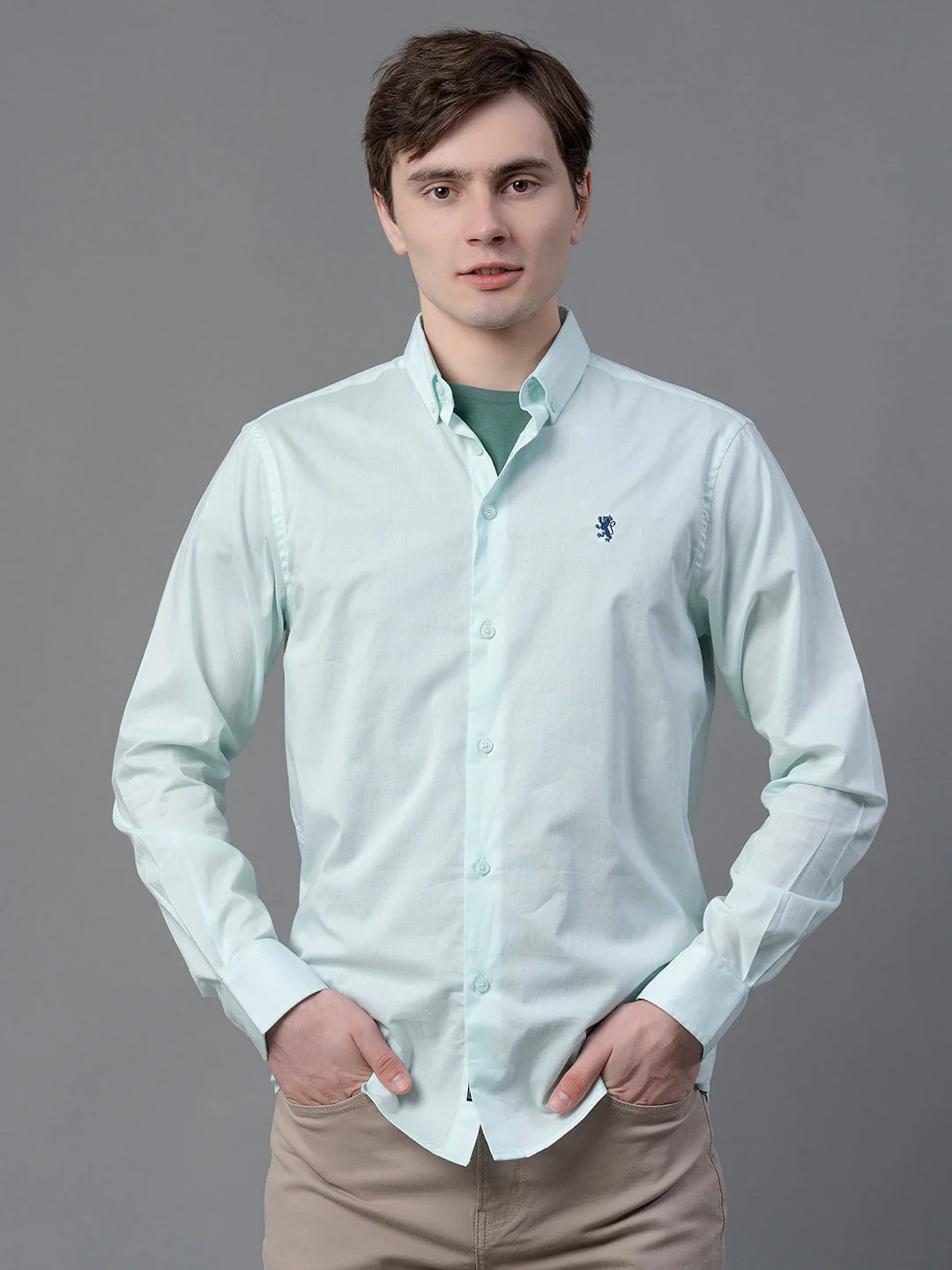Pure Cotton Solid Shirt for Men