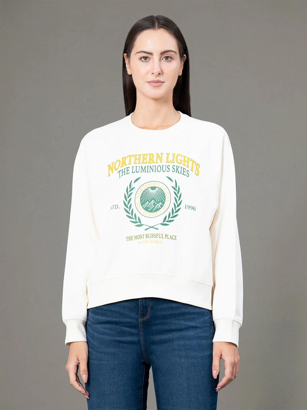 Raglan Sleeves Sweatshirt for Women