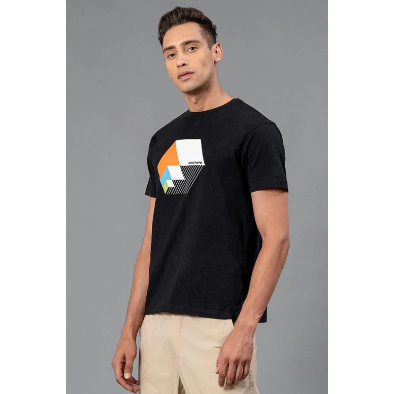 Round Neck Men's Cotton T-Shirt - Image 2