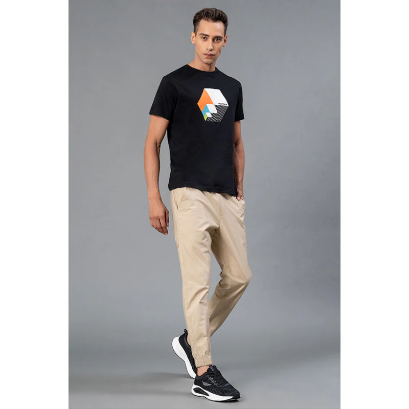 Round Neck Men's Cotton T-Shirt - Image 5