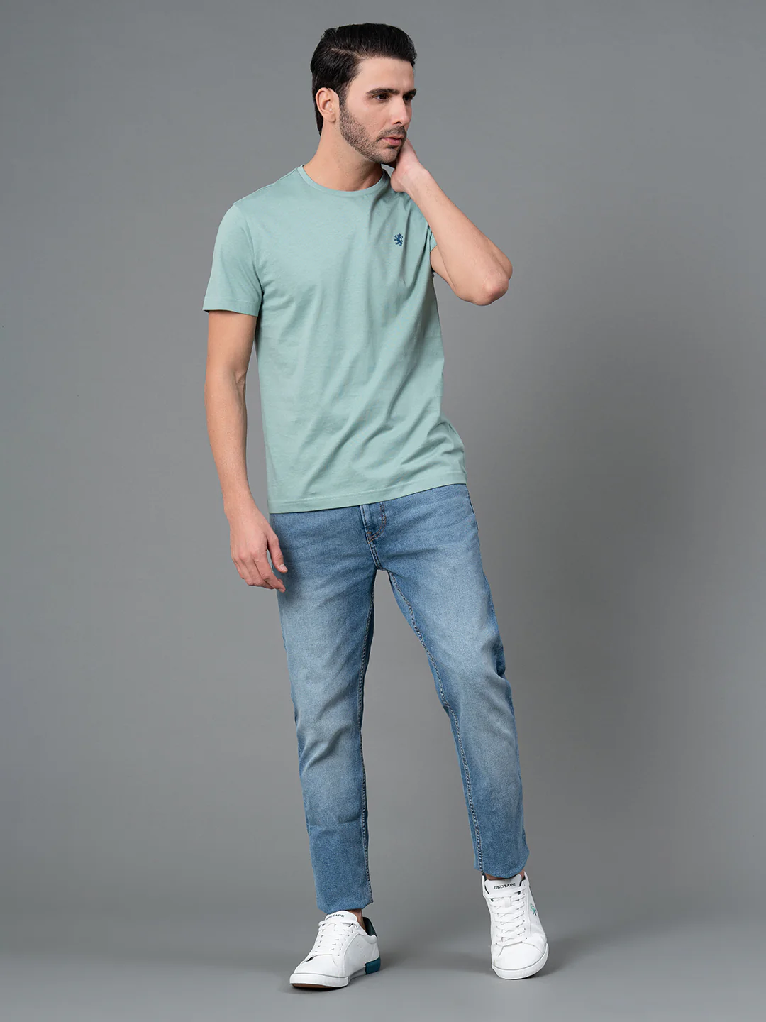 Round Neck Mens T-Shirt - Image 6