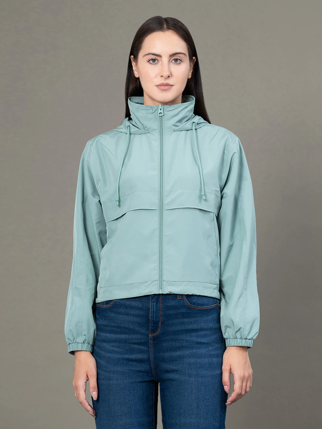 Solid Windcheater for Women