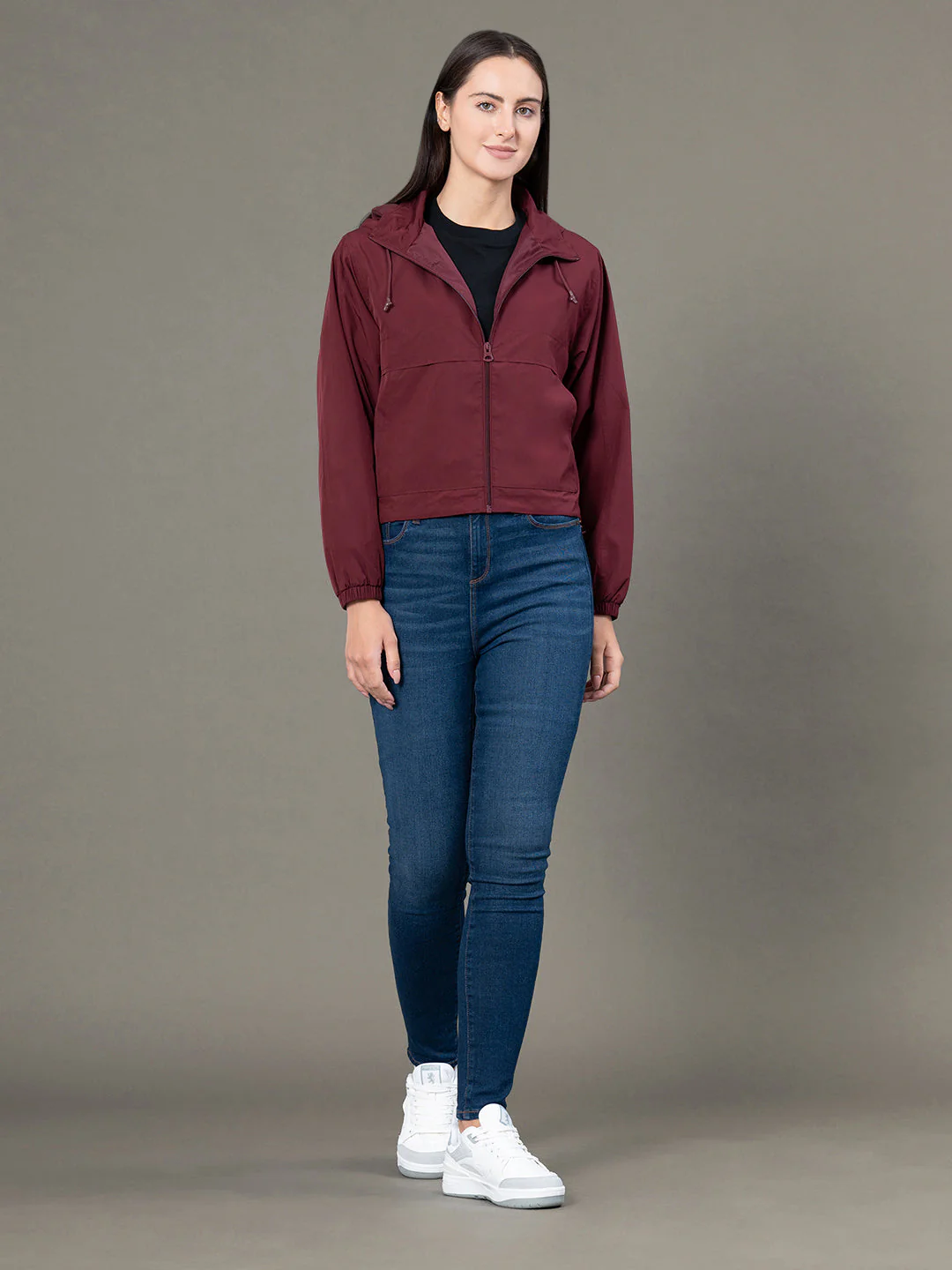Solid Windcheater for Women - Image 5