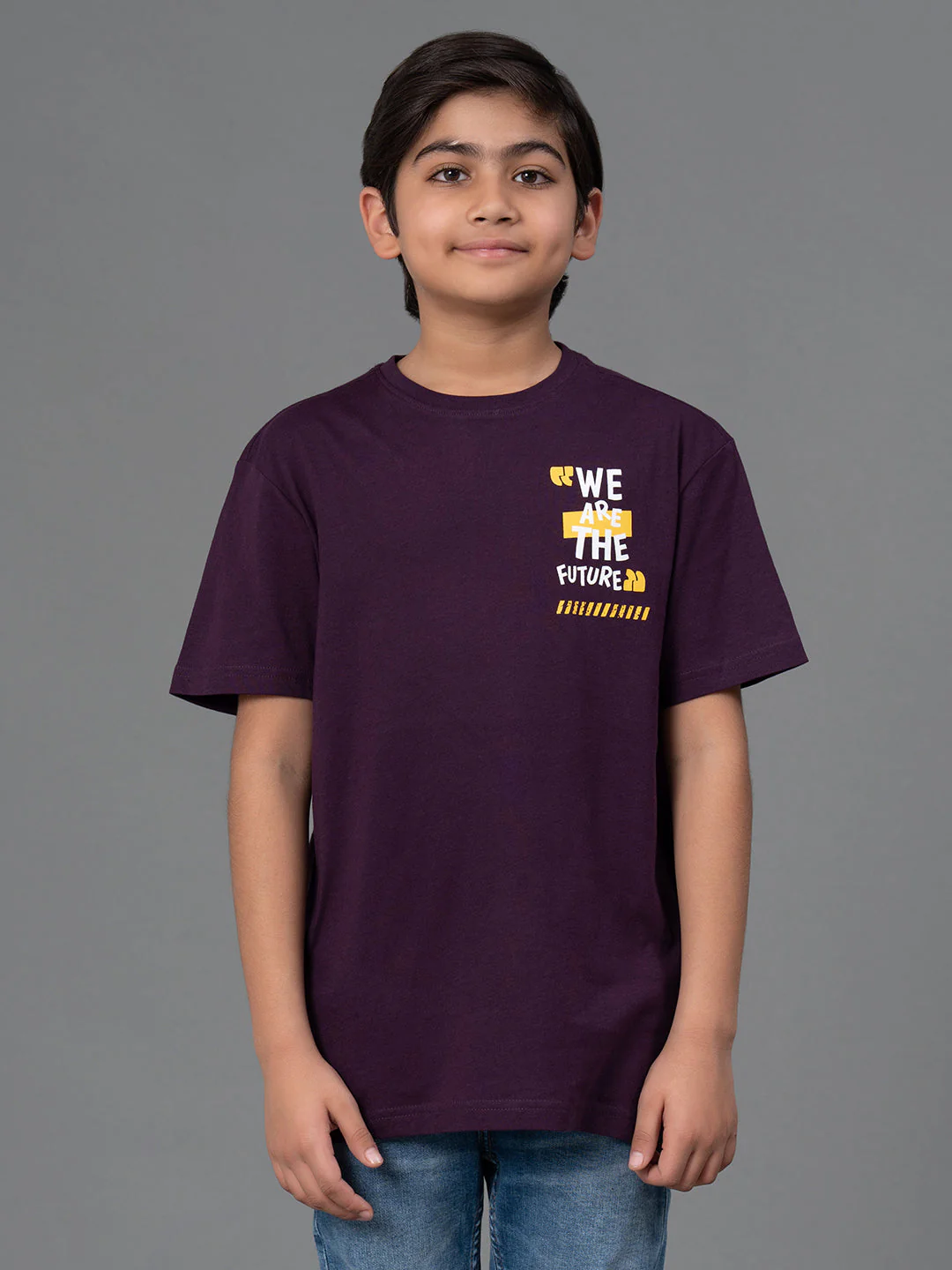 Unisex Kids T-Shirt- Best in Comfort| Cotton| Dark Purple Color