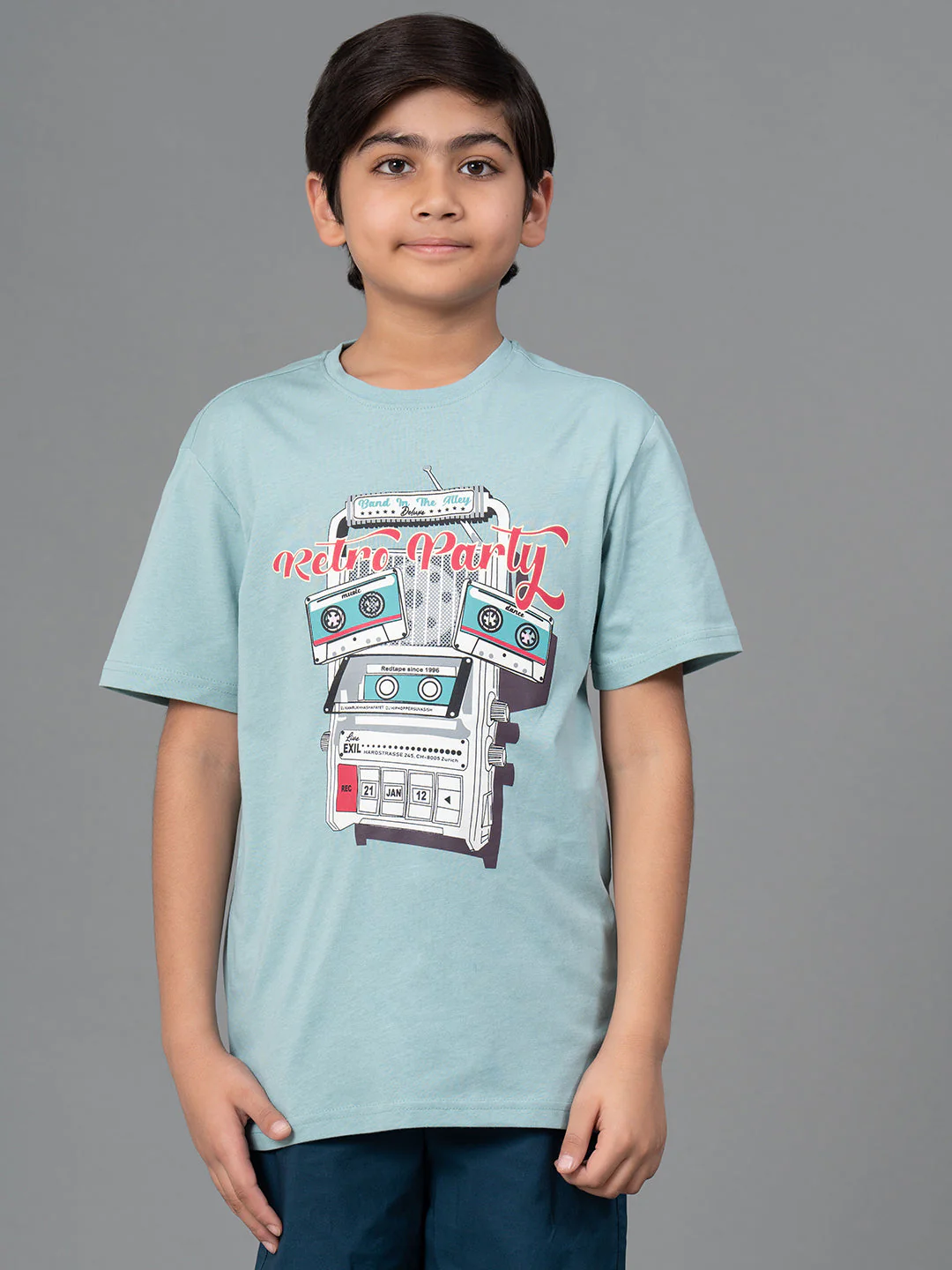 Unisex T-Shirt for Kids- Best in Comfort| Cotton| Light Sea Green Color