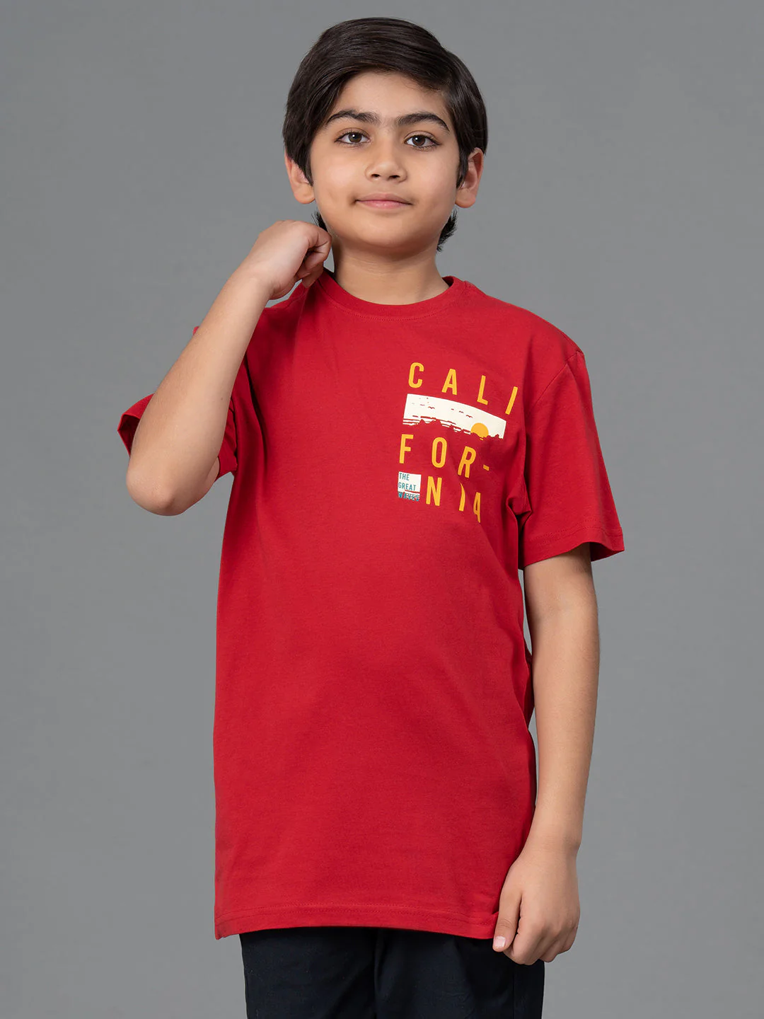 Unisex T-Shirt for Kids- Best in Comfort| Cotton| Red Color