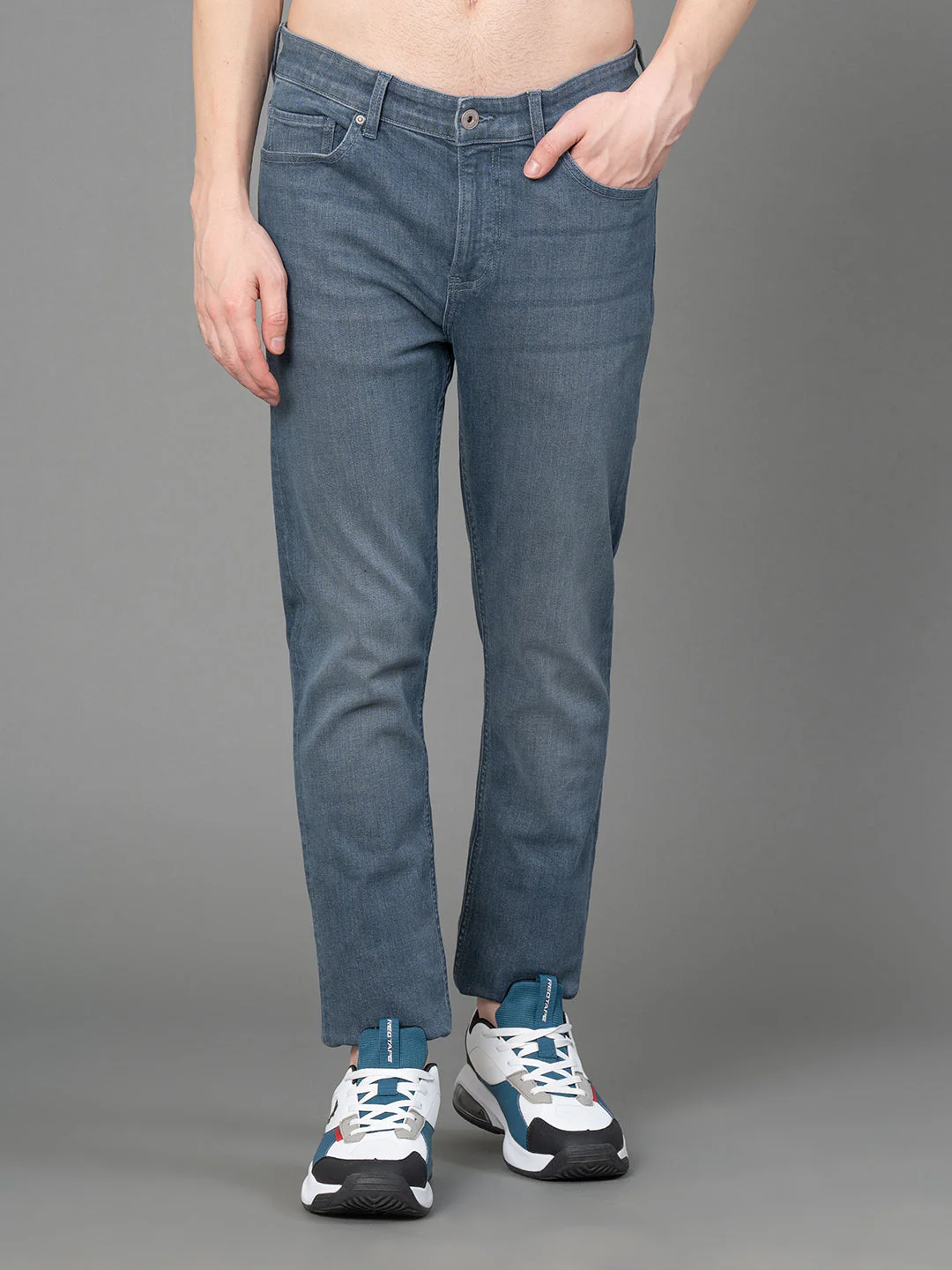 Vintage Light Indigo Jeans for Men