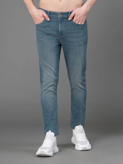 Vintage Light Indigo Jeans for Men