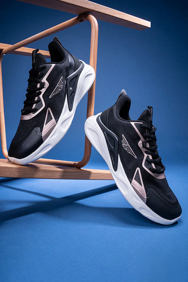 Women's Black Walking Shoes
