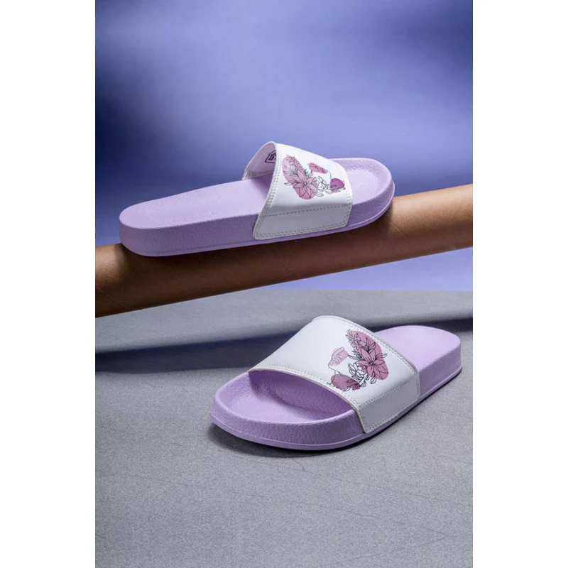 Women Purple Sliders