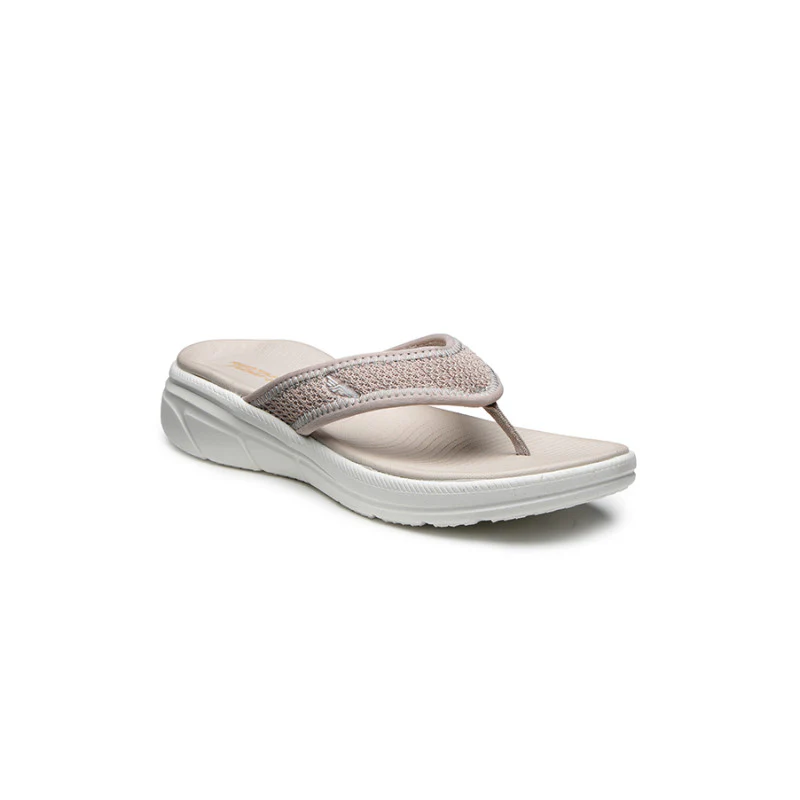 Womens beige thong slipper