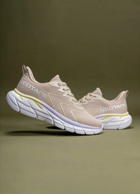 Women's Beige Walking Shoes