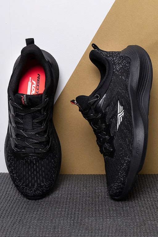 Women's Black/Grey Walking Shoes