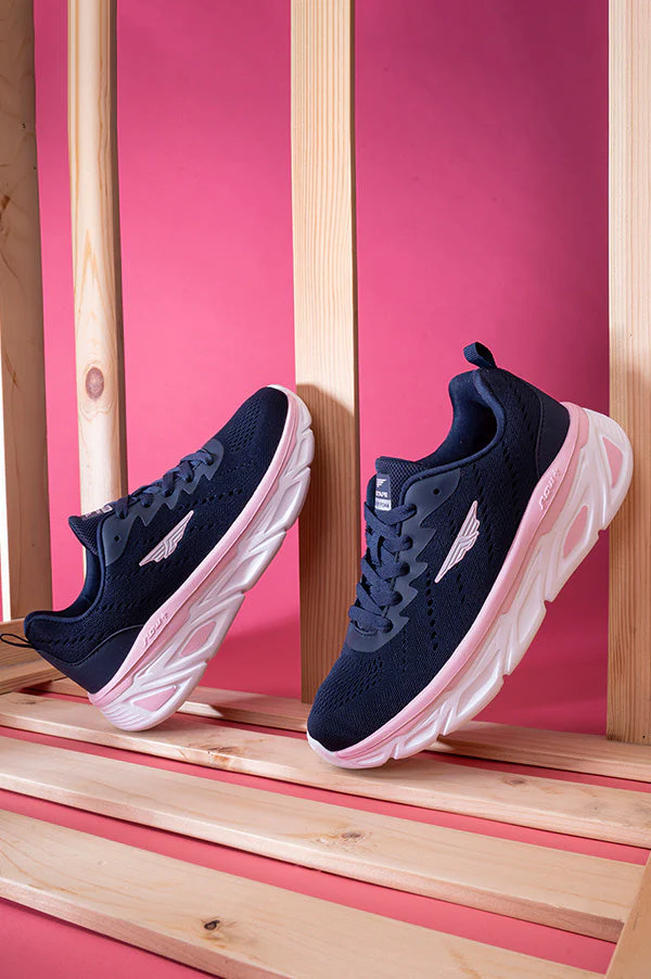 Women's Navy Walking Shoes