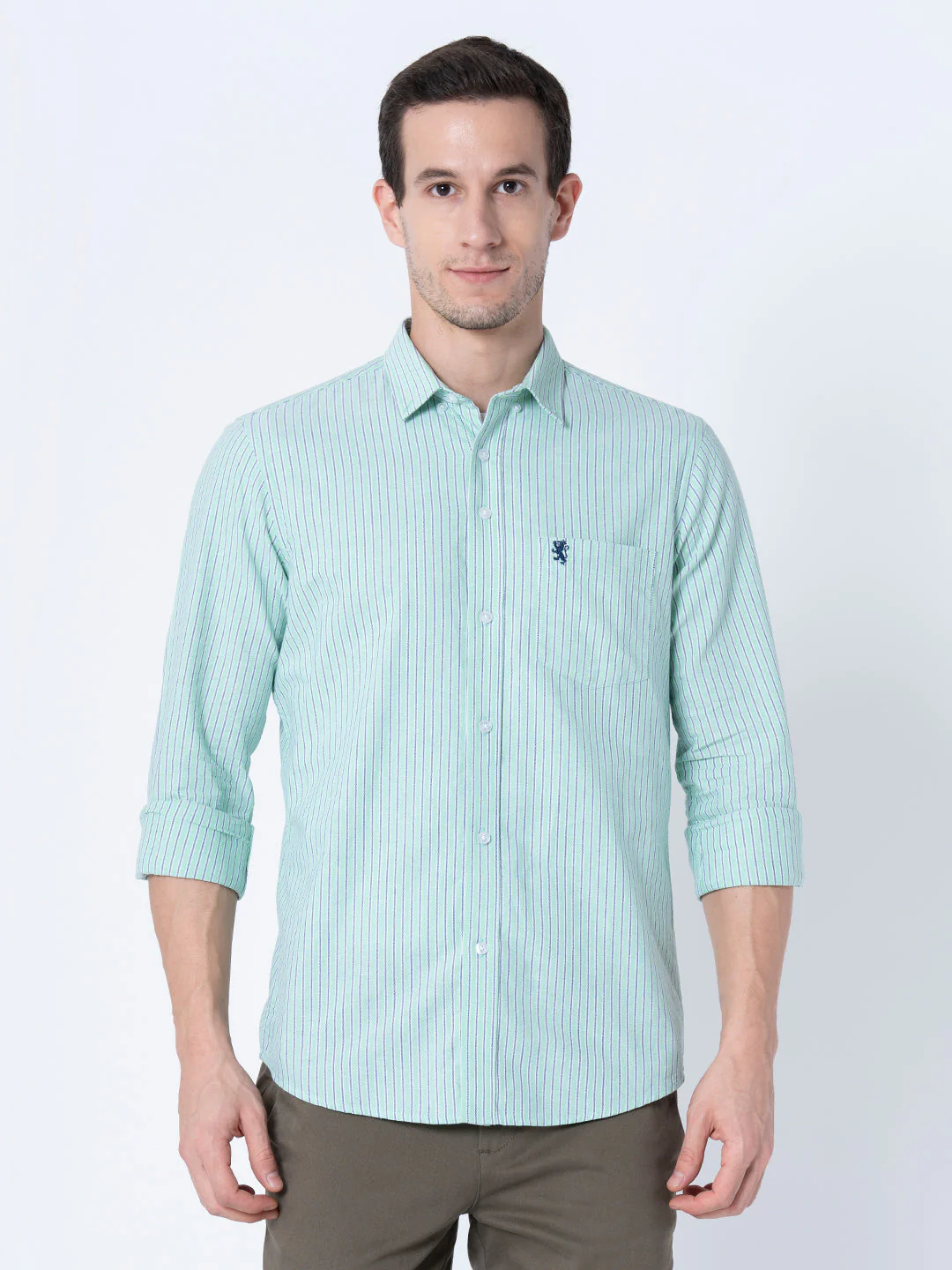 Regular Fit Striped Shirt for Men