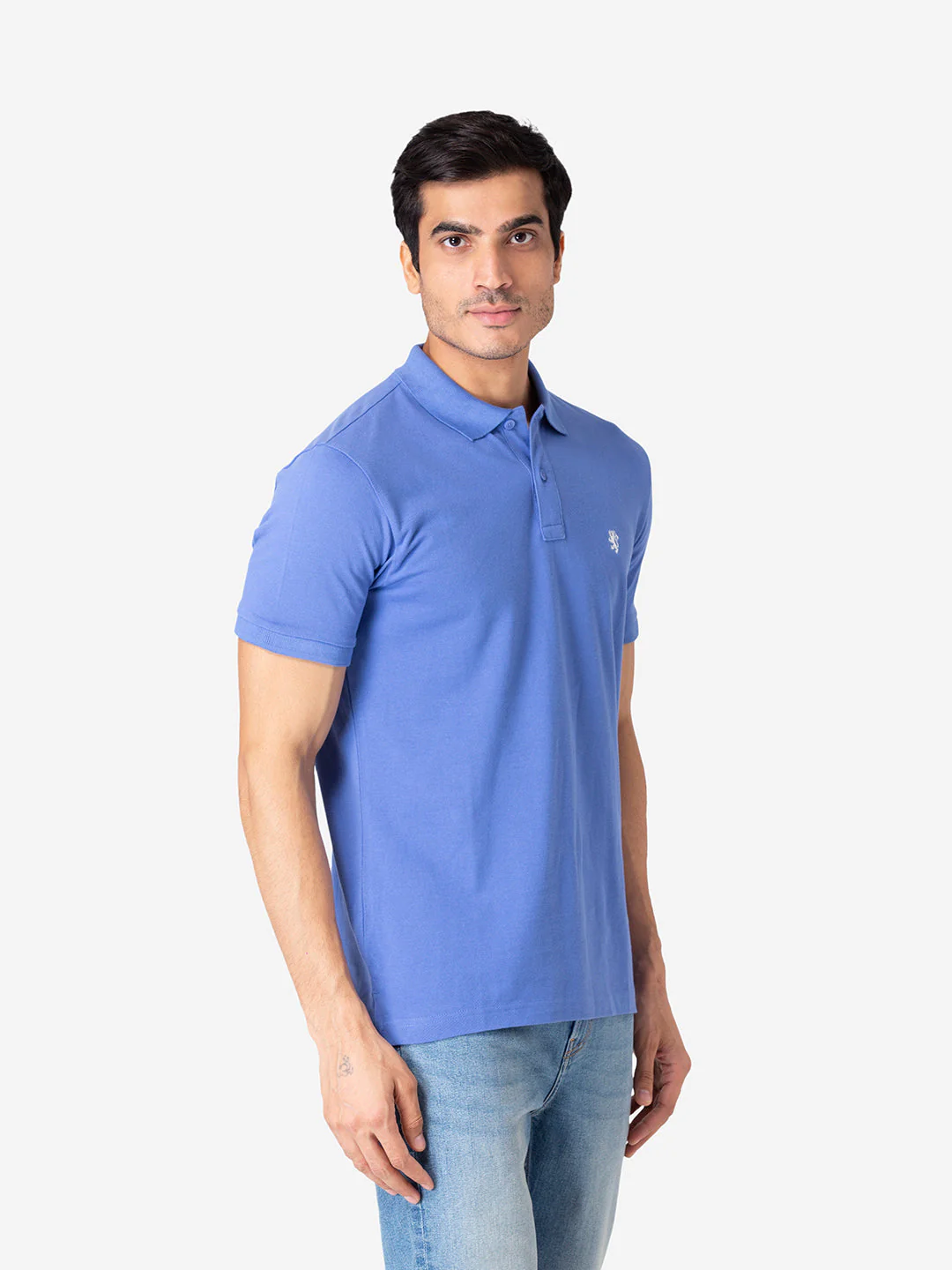 Solid Polo T-Shirt for Men - Image 2
