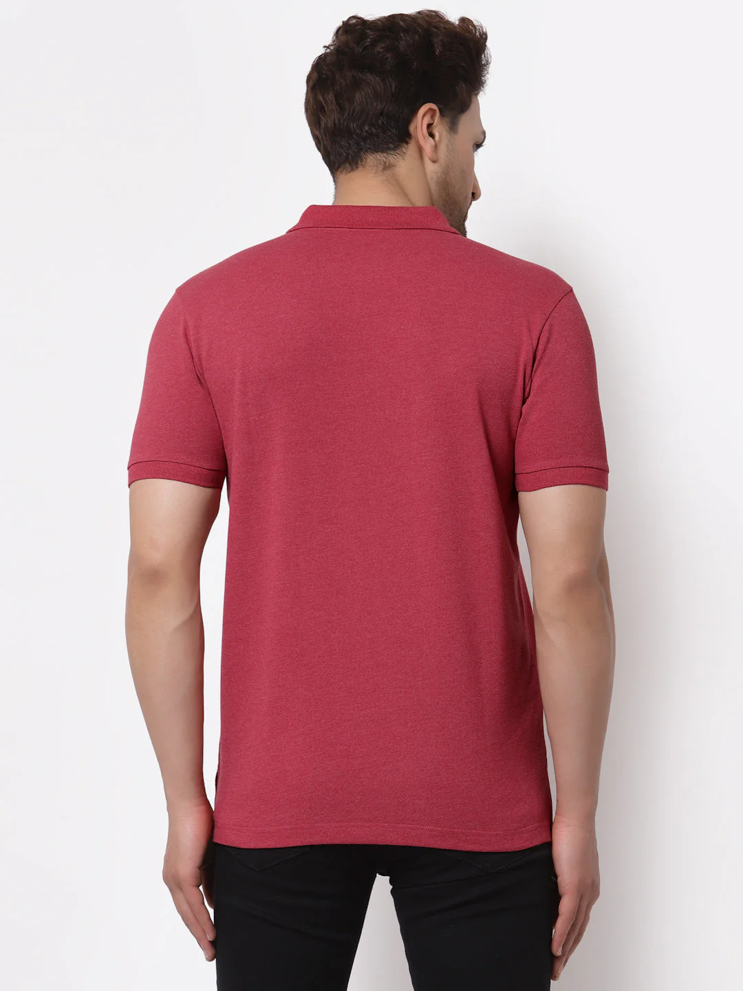 Solid Polo T-Shirt for Men - Image 3