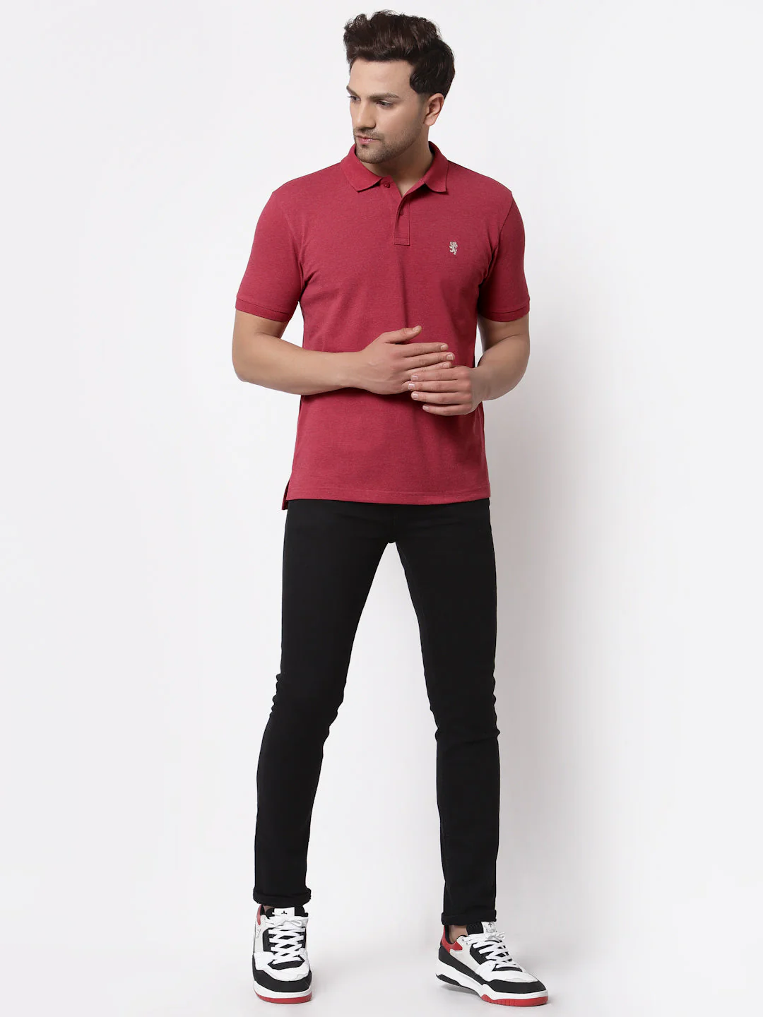 Solid Polo T-Shirt for Men - Image 5