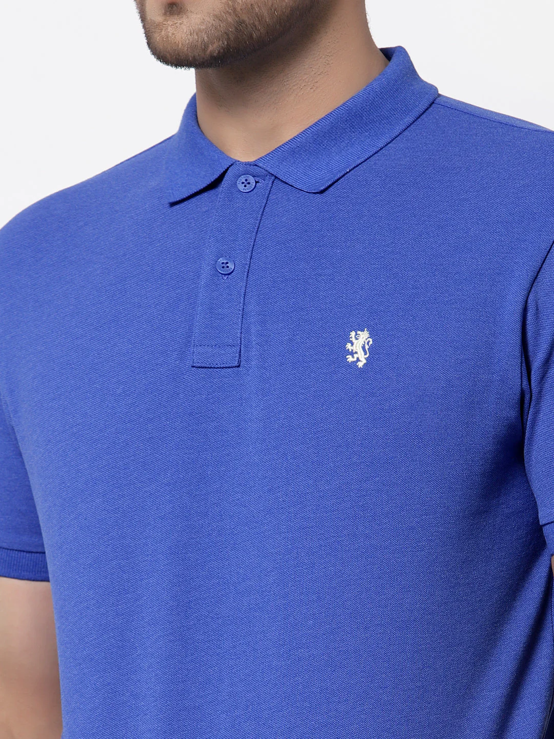 Solid Polo T-Shirt for Men - Image 4