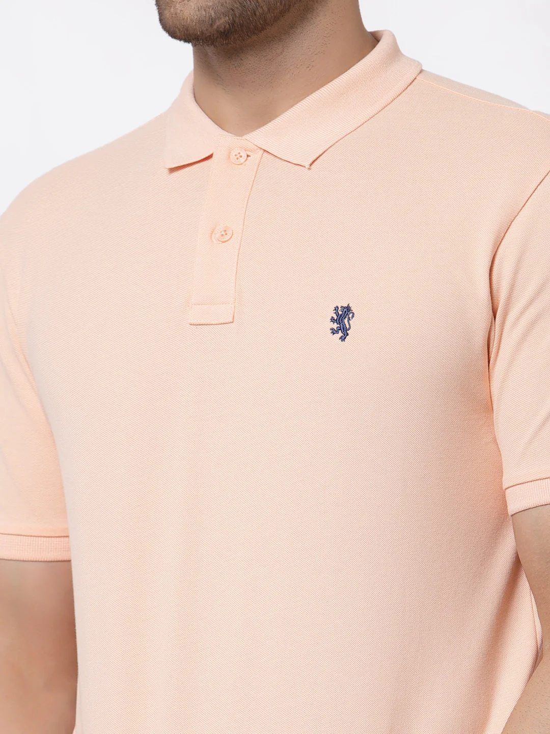 Solid Polo T-Shirt for Men - Image 4