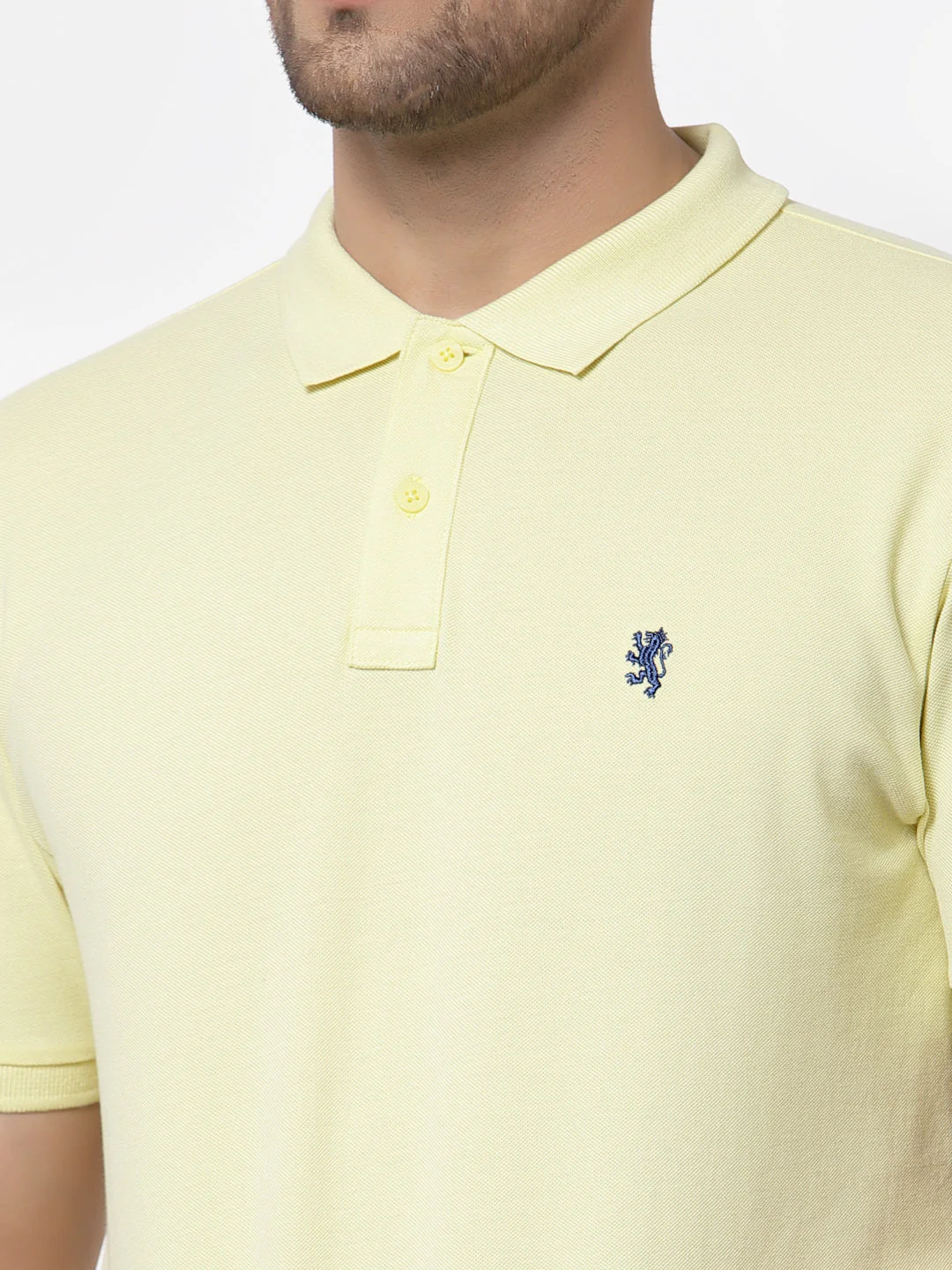 Solid Polo T-Shirt for Men - Image 4