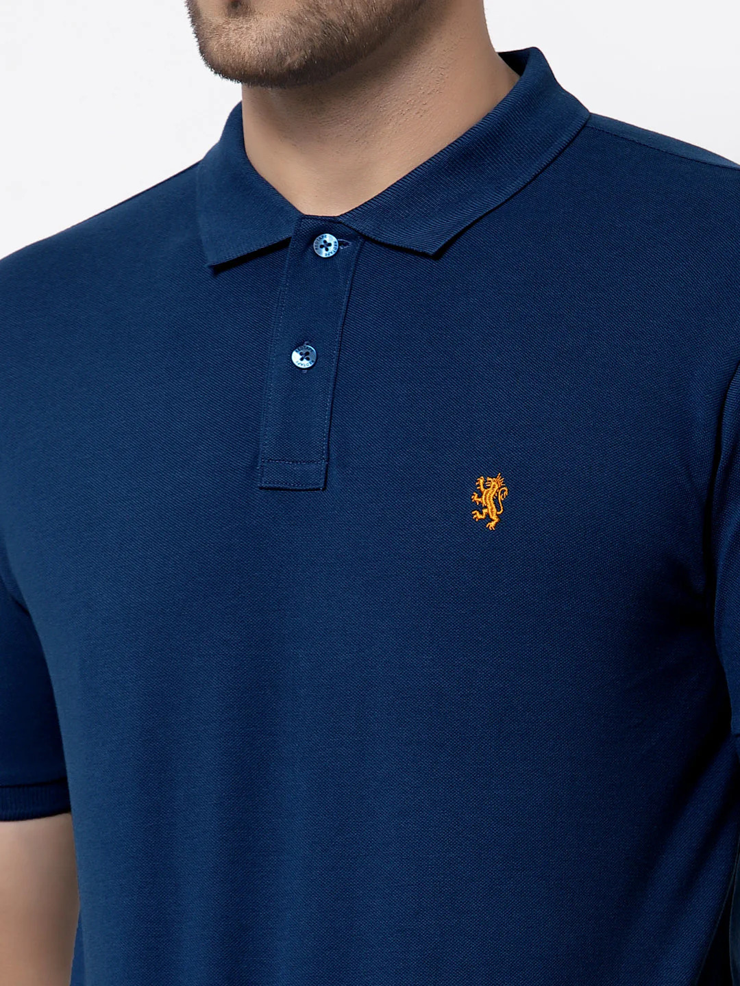 Solid Polo T-Shirt for Men - Image 4