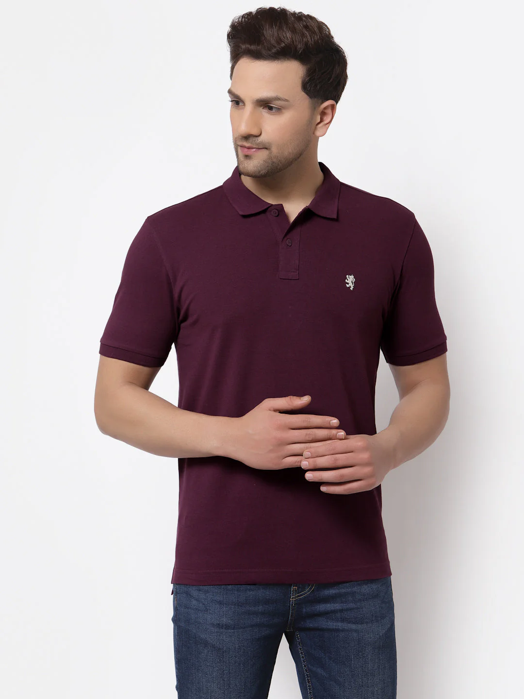 Solid Polo T-Shirt for Men
