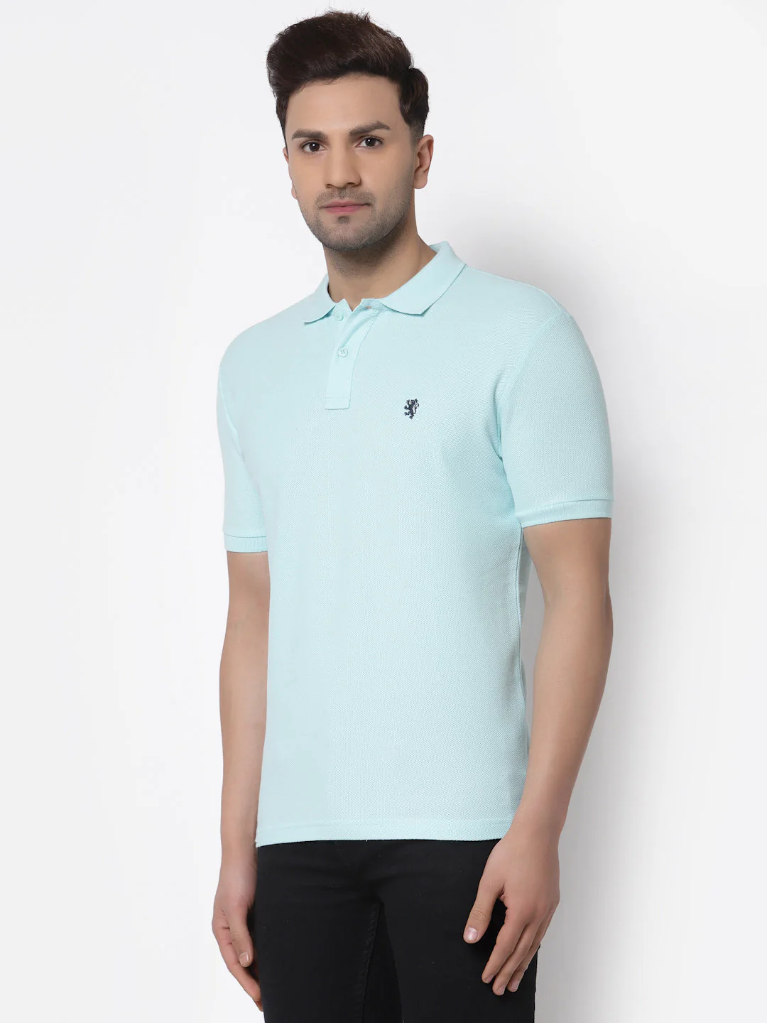 Solid Polo T-Shirt for Men - Image 2